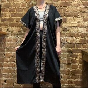 Handmade navy Embroidered Women's gown made in Lebanon